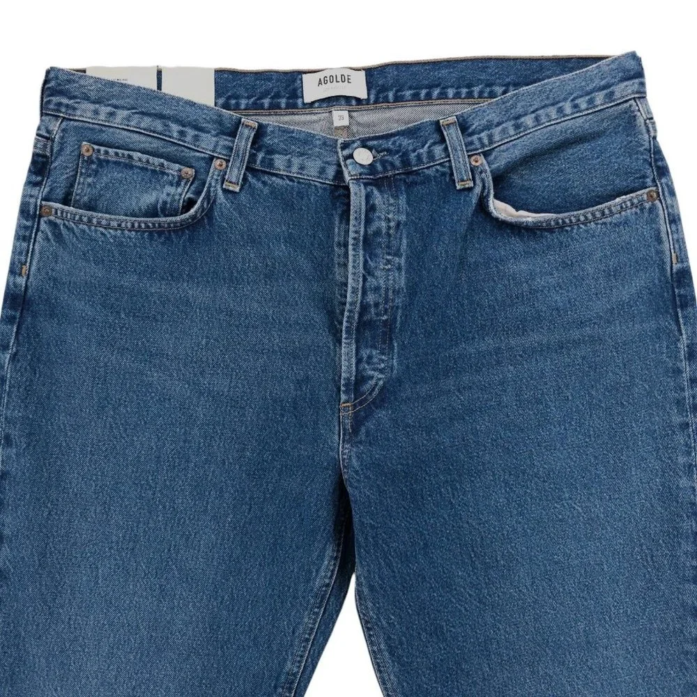 AGOLDE Relaxed 100% Organic Denim Bootcut Midrise Sphere Wash Sz 33 NWT - Picture 4 of 12